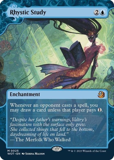 Rhystic Study Wilds of Eldraine: Enchanting Tales Magic card