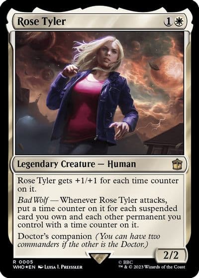 Rose Tyler Universes Beyond: Doctor Who Magic card