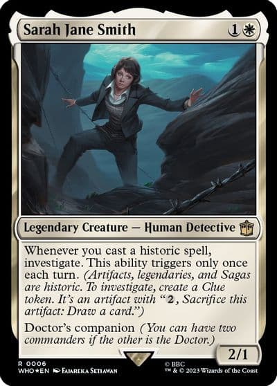 Sarah Jane Smith Universes Beyond: Doctor Who Magic card