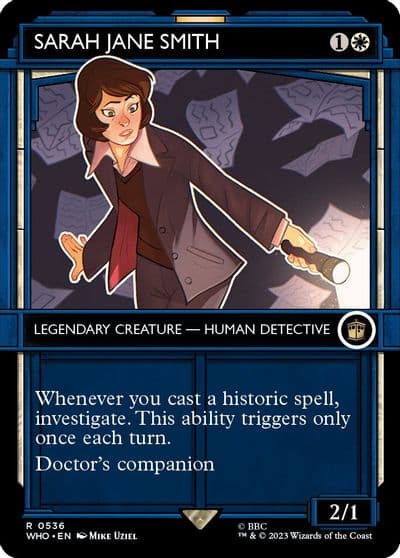 Sarah Jane Smith Showcase Universes Beyond: Doctor Who Magic card