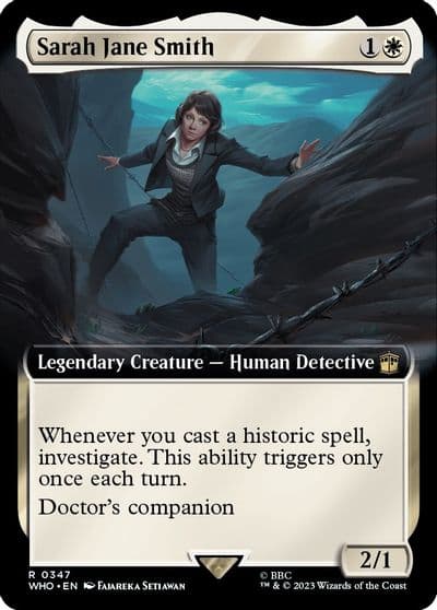 Sarah Jane Smith Extended Art Universes Beyond: Doctor Who Magic card
