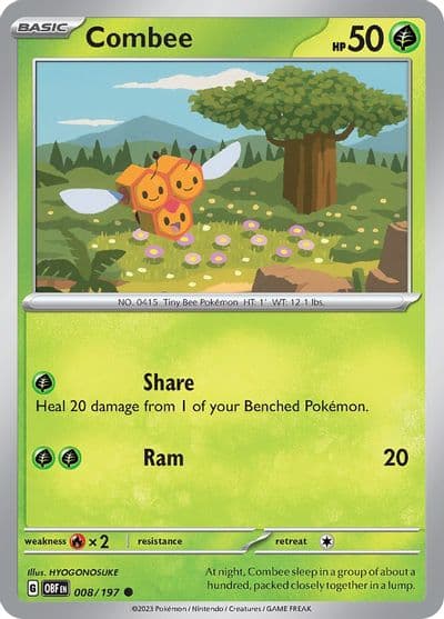 Combee SV03: Obsidian Flames Pokemon card