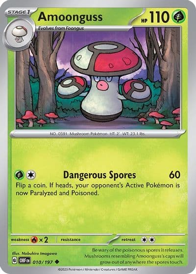 Amoonguss SV03: Obsidian Flames Pokemon card