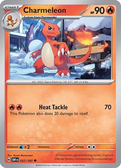 Charmeleon SV03: Obsidian Flames Pokemon card