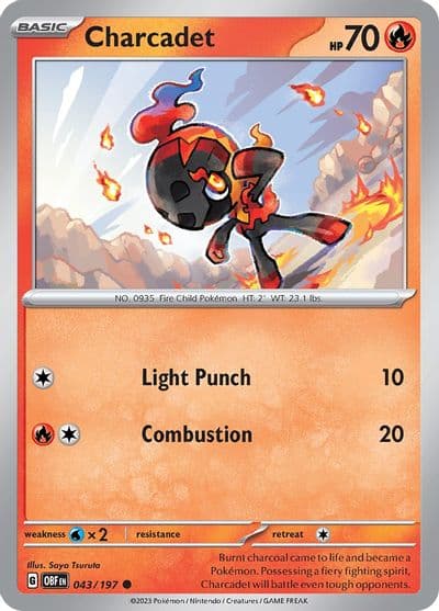 Charcadet SV03: Obsidian Flames Pokemon card
