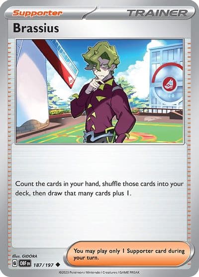 Brassius SV03: Obsidian Flames Pokemon card