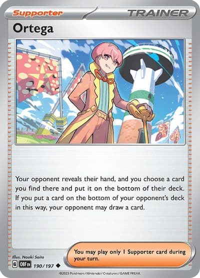 Ortega SV03: Obsidian Flames Pokemon card