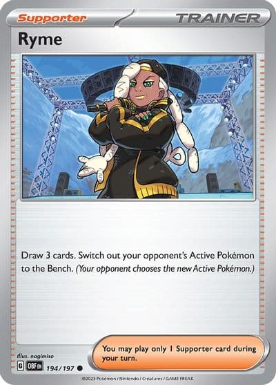 Ryme SV03: Obsidian Flames Pokemon card