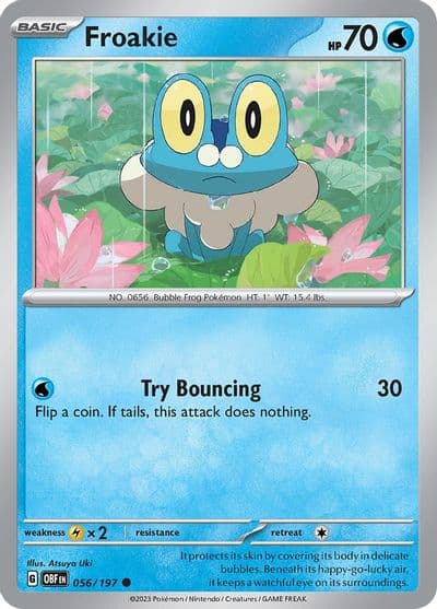 Froakie SV03: Obsidian Flames Pokemon card