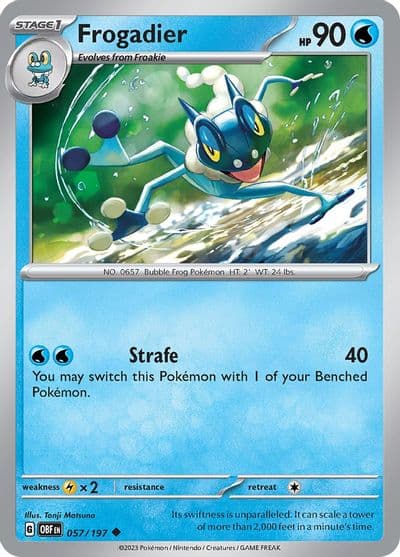 Frogadier SV03: Obsidian Flames Pokemon card