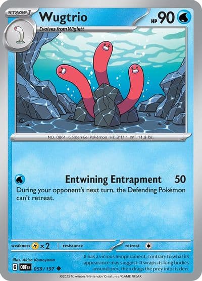 Wugtrio SV03: Obsidian Flames Pokemon card