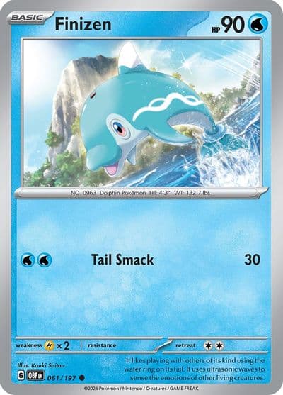 Finizen 061/197 SV03: Obsidian Flames Pokemon card