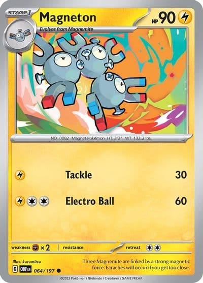 Magneton SV03: Obsidian Flames Pokemon card