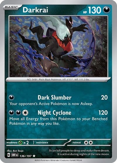 Darkrai SV03: Obsidian Flames Pokemon card