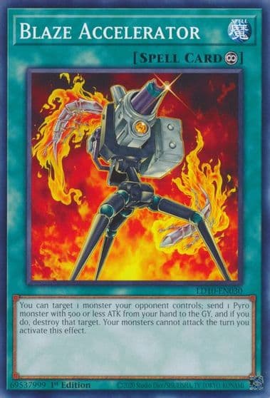 Blaze Accelerator Legendary Duelists: Soulburning Volcano Yu-Gi-Oh! card