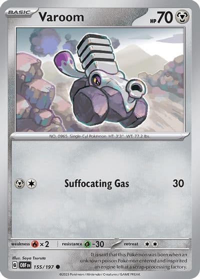 Varoom SV03: Obsidian Flames Pokemon card