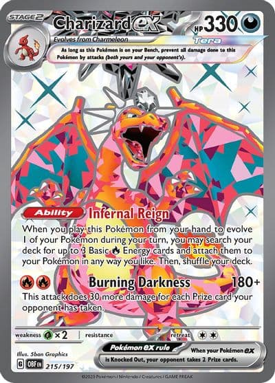 Charizard ex SV03: Obsidian Flames Pokemon card