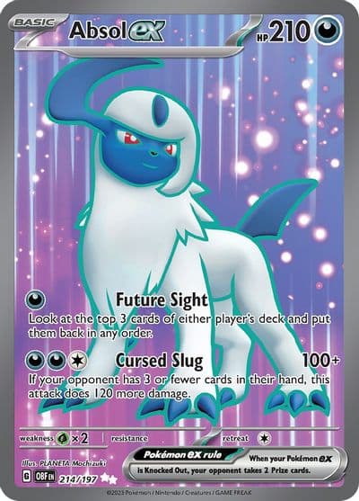 Absol ex SV03: Obsidian Flames Pokemon card