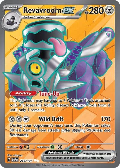 Revavroom ex SV03: Obsidian Flames Pokemon card