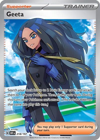 Geeta SV03: Obsidian Flames Pokemon card