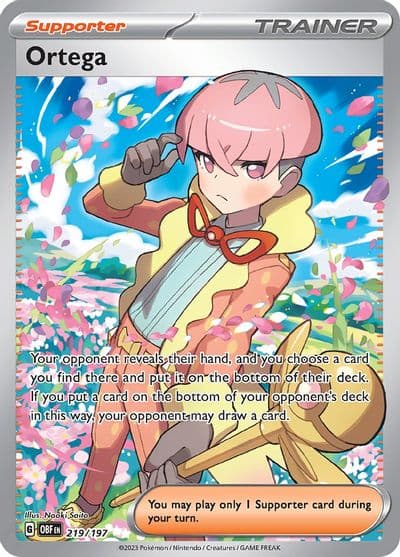 Ortega SV03: Obsidian Flames Pokemon card