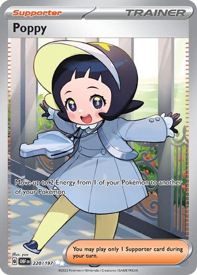 Poppy SV03: Obsidian Flames Pokemon card