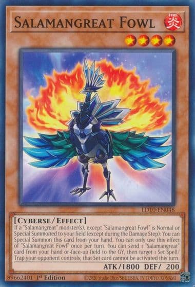 Salamangreat Fowl Legendary Duelists: Soulburning Volcano Yu-Gi-Oh! card