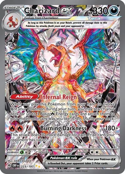 Charizard ex SV03: Obsidian Flames Pokemon card