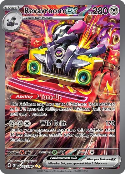 Revavroom ex SV03: Obsidian Flames Pokemon card