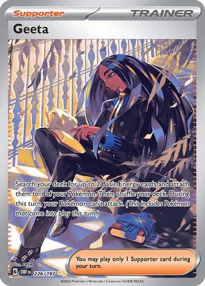 Geeta SV03: Obsidian Flames Pokemon card