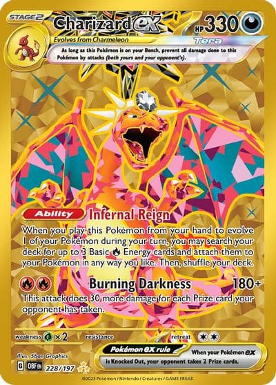 Charizard ex SV03: Obsidian Flames Pokemon card