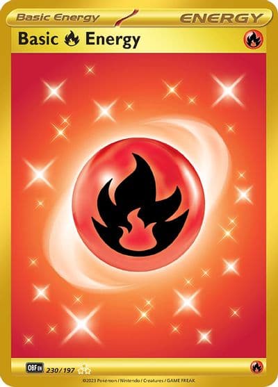 Basic Fire Energy SV03: Obsidian Flames Pokemon card