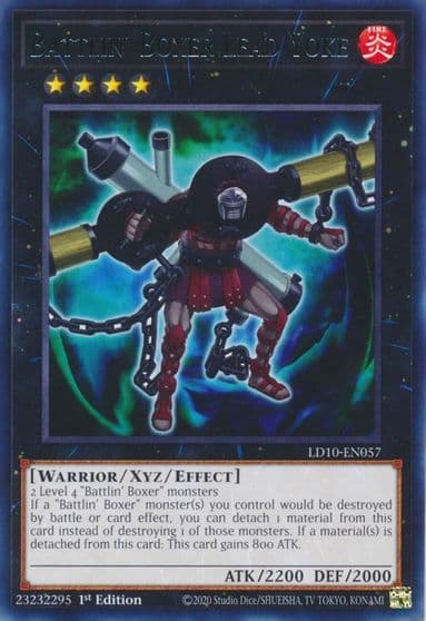 Battlin Boxer Lead Yoke Legendary Duelists: Soulburning Volcano Yu-Gi-Oh! card