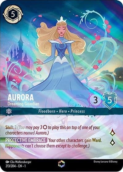 Aurora Dreaming Guardian Enchanted The First Chapter Lorcana card
