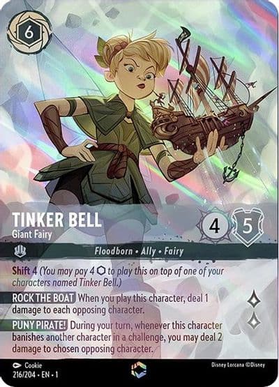 Tinker Bell Giant Fairy Enchanted The First Chapter Lorcana card