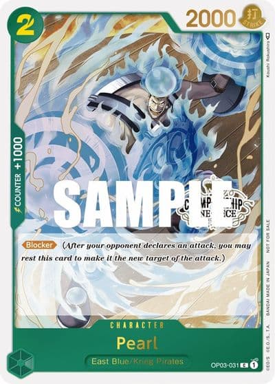 Pearl Store Championship Participation Pack Vol 2 One Piece Promotion Cards One Piece card