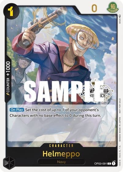 Helmeppo Store Championship Participation Pack Vol 2 One Piece Promotion Cards One Piece card