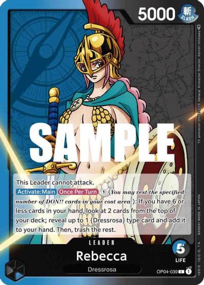 Rebecca 039 Kingdoms of Intrigue One Piece card