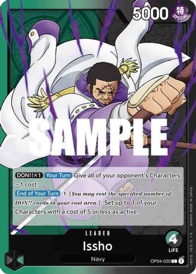Issho Kingdoms of Intrigue One Piece card