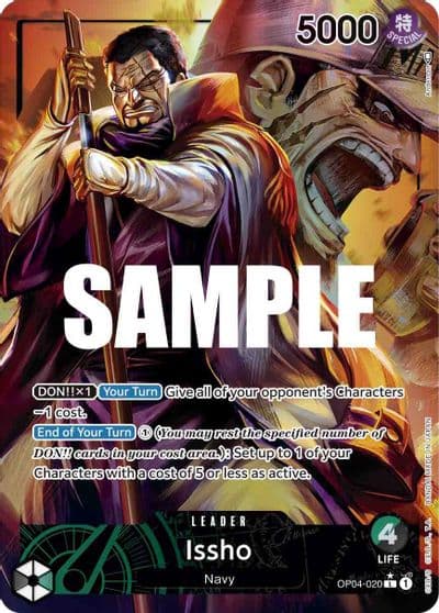 Issho Alternate Art Kingdoms of Intrigue One Piece card