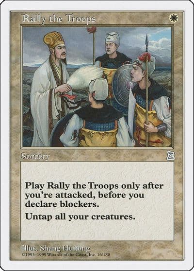 Rally the Troops Portal Three Kingdoms Magic card