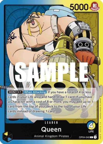 Queen 040 Kingdoms of Intrigue One Piece card