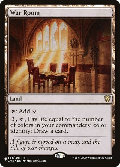 War Room CMR The List Reprints Magic card