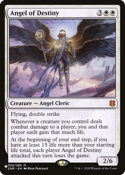 Angel of Destiny The List Reprints Magic card