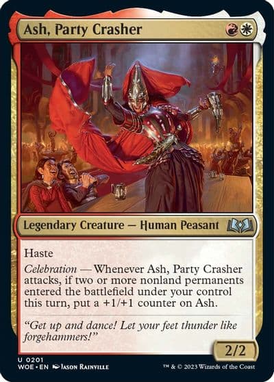 Ash Party Crasher Wilds of Eldraine Magic card
