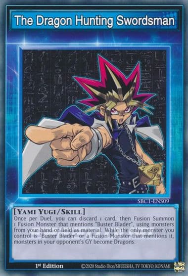 The Dragon Hunting Swordsman Speed Duel: Streets of Battle City Yu-Gi-Oh! card