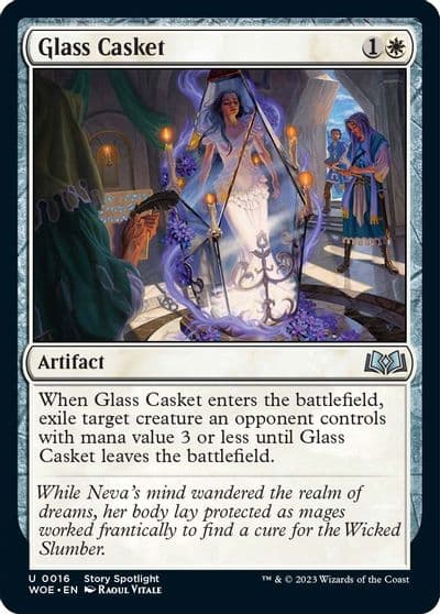 Glass Casket Wilds of Eldraine Magic card