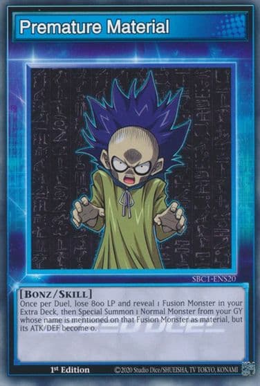 Premature Material Speed Duel: Streets of Battle City Yu-Gi-Oh! card