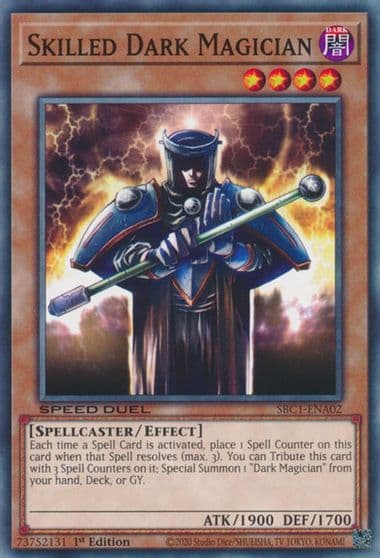Skilled Dark Magician Speed Duel: Streets of Battle City Yu-Gi-Oh! card