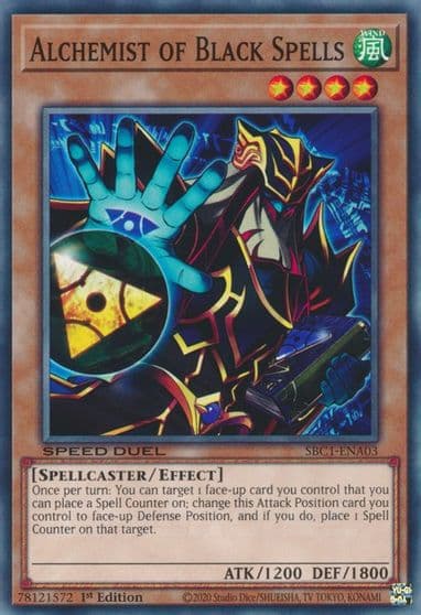 Alchemist of Black Spells Speed Duel: Streets of Battle City Yu-Gi-Oh! card